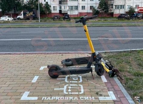 ​В Сургуте сделали стоянки для электросамокатов