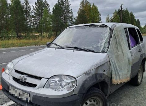 ​Автоледи из ЯНАО занесло на трассе в Сургутском районе