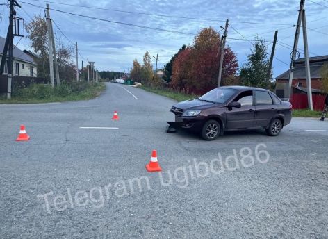 ​В Югре в ДТП пострадали два юных велосипедиста