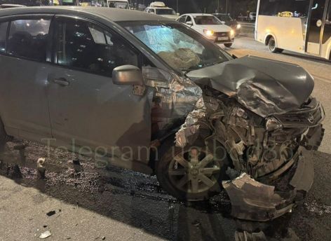 ​При столкновении четырех авто в Сургуте пострадал пешеход