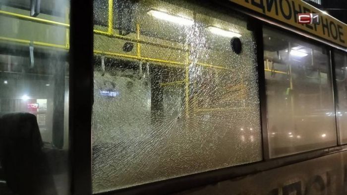 В Сургуте нашли вандалов, которые разбили стекла двух автобусов