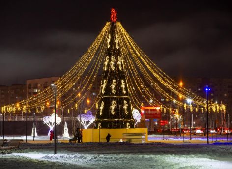 Новогоднее оформление Сургута будет более масштабным, чем ранее
