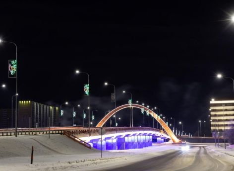 На улицах и транспортных магистралях Сургута станет еще светлее