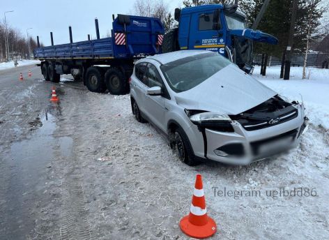 ​Пожилой когалымчанин пострадал в ДТП с «КамАЗом»