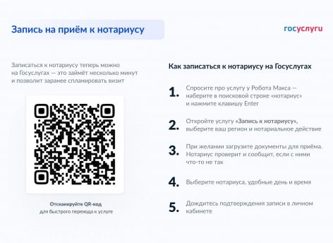 У югорчан есть возможность записаться к нотариусу через Госуслуги // ИНСТРУКЦИЯ