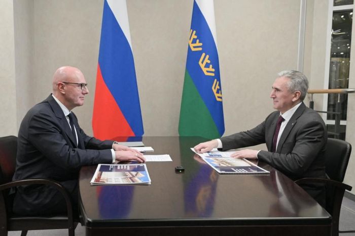​Чернышенко и Моор обсудили развитие науки, образования и спорта в Тюменской области