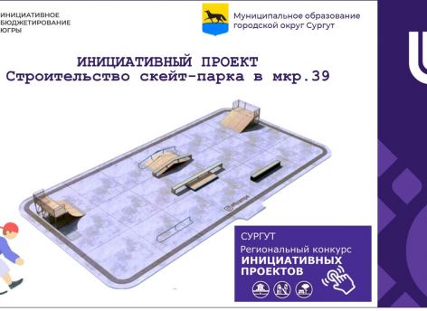 В 39-м микрорайоне Сургута построят скейт-парк и спортивную площадку