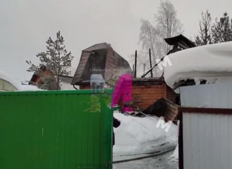 Два подростка погибли при пожаре в кооперативе «Чернореченский» в Сургуте