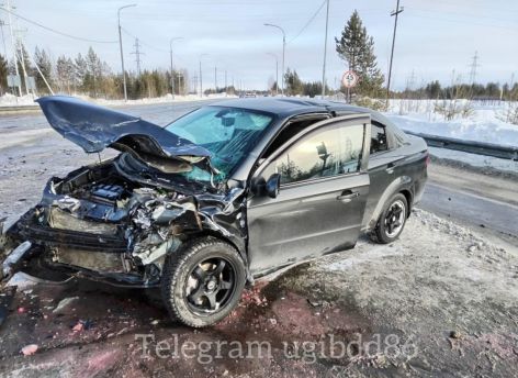 В Сургутском районе произошло ДТП с пострадавшими