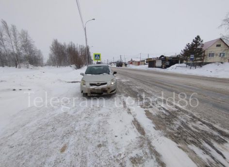 В Нижневартовске водитель иномарки наехал на пешехода