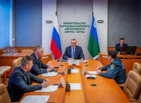 ​Руслан Кухарук принял участие в совещании с Дмитрием Патрушевым на тему подготовки к паводкам и пожарам