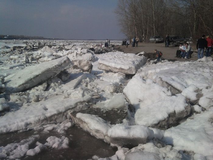 ​Ледоход на Оби в Сургуте может начаться в первых числах мая 