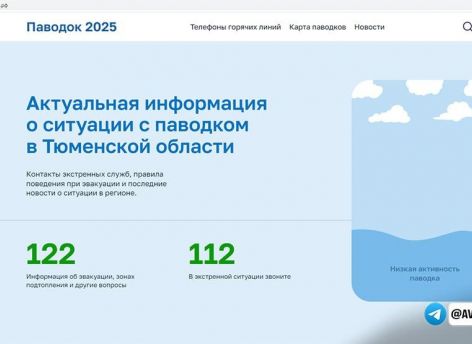 ​Портал «Паводок72» обновлен и готов к новому сезону: Моор протестировал удобство и оперативность сервиса