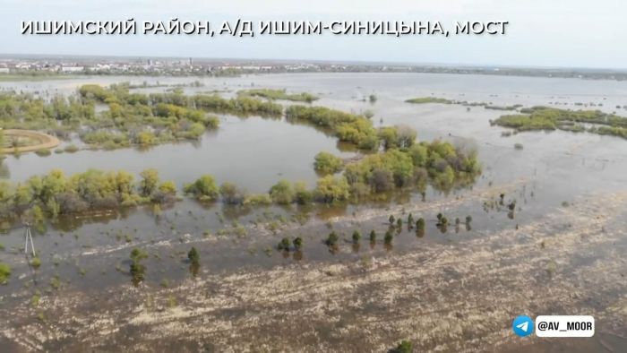 ​В Тюменской области расширили зону ЧС из-за паводка