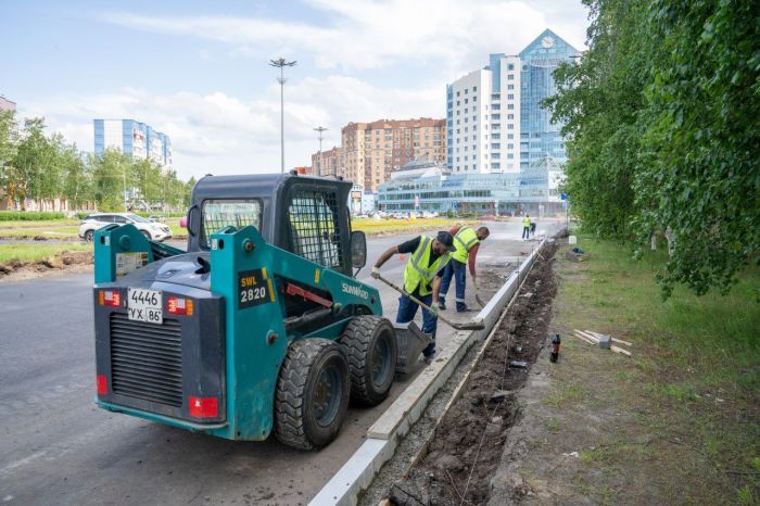 В Сургуте начался ремонт на одном из центральных участков проспекта Ленина