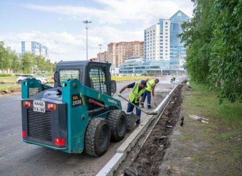 В Сургуте начался ремонт на одном из центральных участков проспекта Ленина