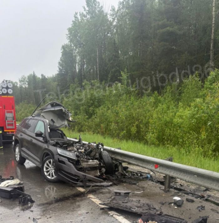 ​Пенсионер выехал на встречную полосу на трассе ХМАО и погиб в ДТП