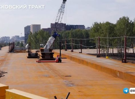 ​Развязку в южной части Тюмени строят с опережением графика