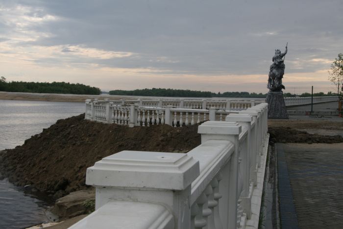 Набережную в районе Поймы-5 в Сургуте восстановят 