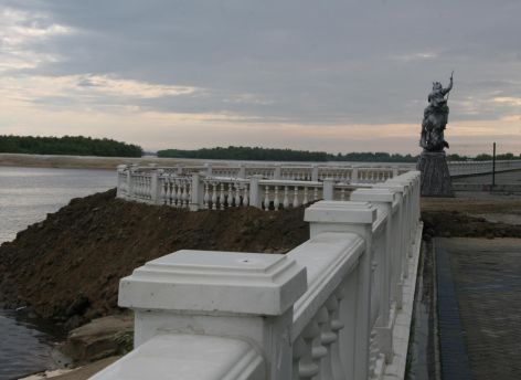 Набережную в районе Поймы-5 в Сургуте восстановят 