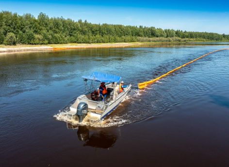 ​АО «Транснефть – Сибирь» провело комплексную тренировку на подводном переходе нефтепровода в ХМАО-Югре