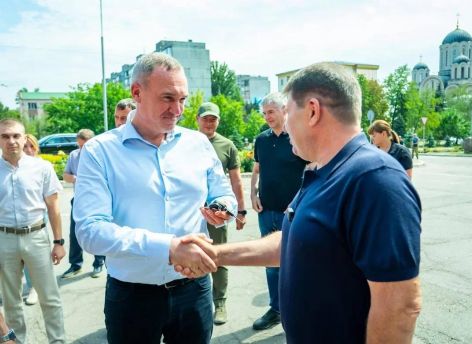 Руслан Кухарук поздравил подшефную Макеевку с 335-летием