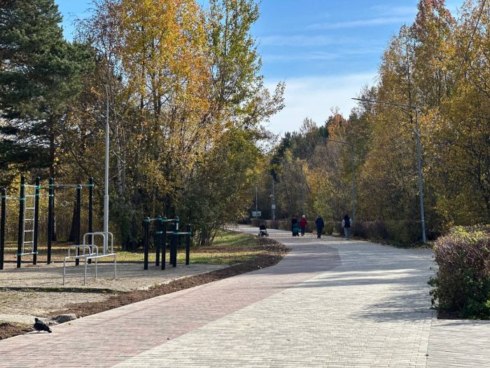 ​Парк «За Саймой» в Сургуте меняется ‒ появятся дорожки, площадка и единый стиль покрытия