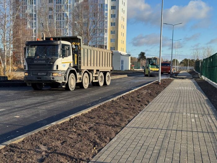 В Сургуте завершается строительство улицы Тюменской