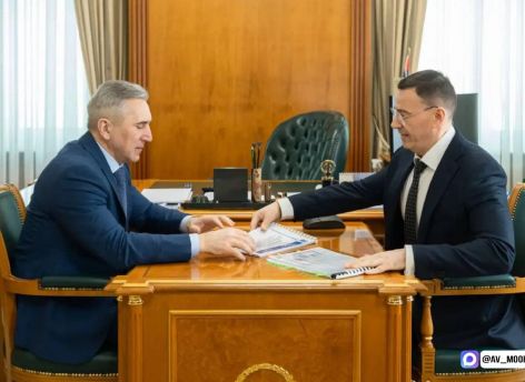Александр Моор обсудил со Счетной палатой итоги работы и контроль за бюджетом 2026 года