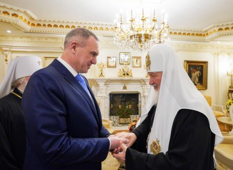 Руслан Кухарук пригласил патриарха Кирилла освятить храм в Сургутском районе