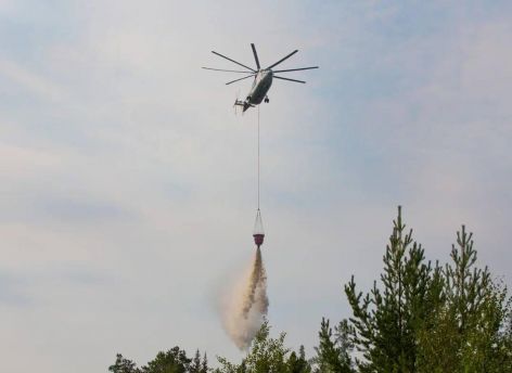 Почти 500 человек и воздушная техника тушат лесные пожары в Югре