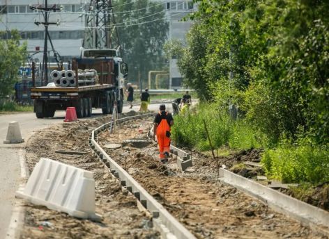 ​В Сургутском районе продолжается ремонт дорог