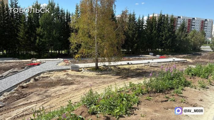 ​В Тобольске завершают обустройство нового общественного пространства