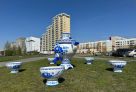 Самовар, матрешка и балалайка уйдут на зимовку: в Сургуте готовят новый арт-объект