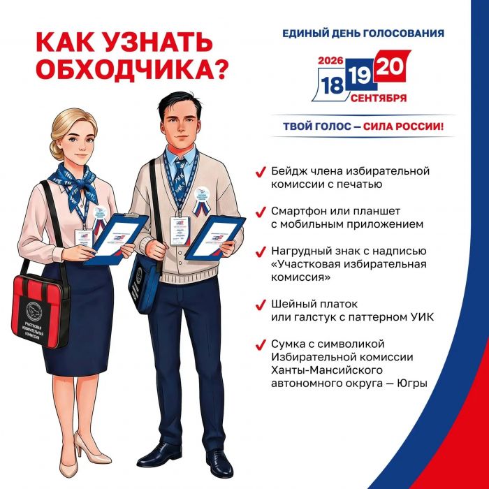 В Сургуте начался поквартирный обход жителей членами избиркомов. Как понять, что это точно они