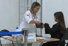 Прививка и чекап за пять минут: сургутяне на фестивале «Югра Вместе!» прививались от гриппа